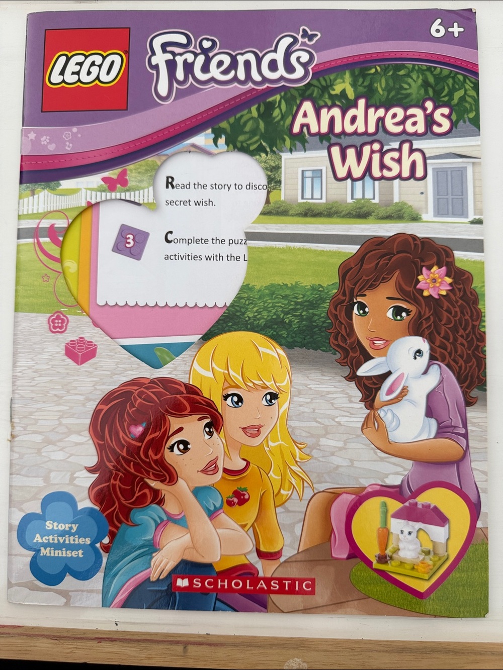 Lego Friends Andrea's Wish Story Activity Set - Purple Pink Yellow Green White